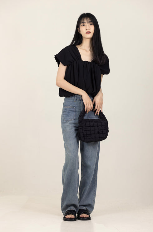 ELSIE FRONT POCKET DENIM PANTS